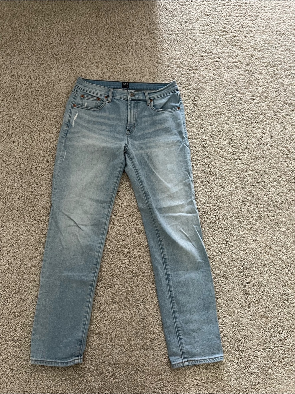 GAP Light Blue Boyfriend Jeans - Women's Relaxed Fit